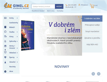 Tablet Screenshot of gimel.cz
